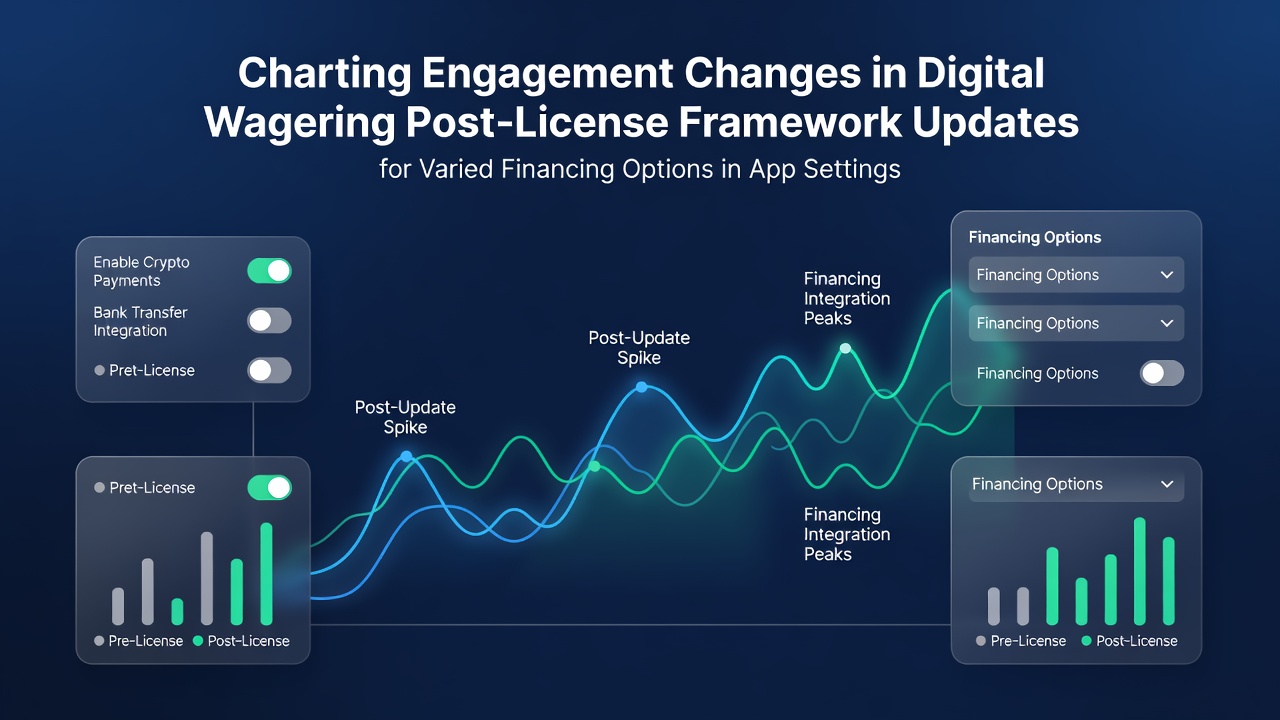 Darstellung von Engagement-Daten und Lizenz-Updates in digitalen Wett-Apps mit Fokus auf Finanzierungsoptionen