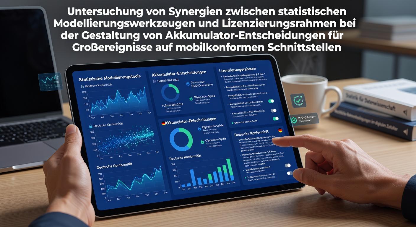 Statistische Modellierungstools und Lizenzrahmen in der Analyse von Akkumulatorentscheidungen auf mobilen Schnittstellen