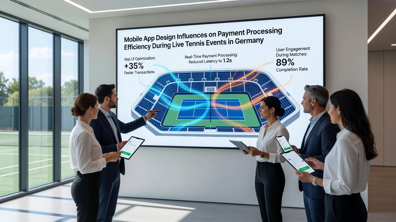 Zahlungsabwicklung in mobilen Wett-Apps während Live-Tennis-Events